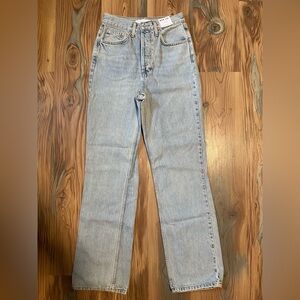 Topshop Straight Leg Jeans